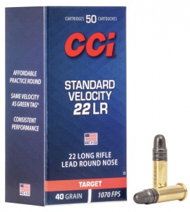CCI Standard Velocity Solid 40gr 0.22LR