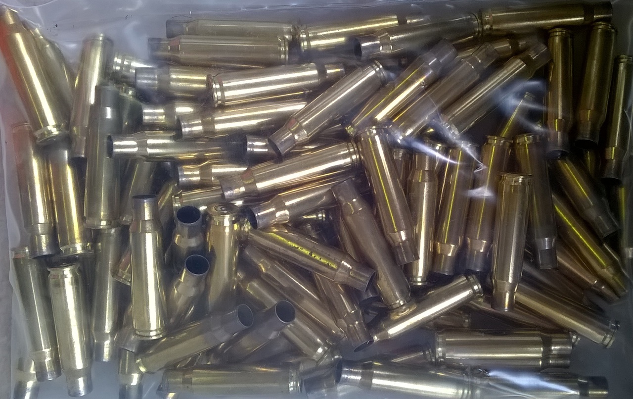 7.62X51 GGG Once fired Brass (100 Pack)