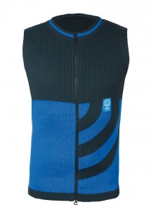 SHOOTING VEST, without sleeve, blue-black