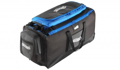 Walther sport bag, blue, trolley, detachable outside pocket 78 x 41 x 34 cm
