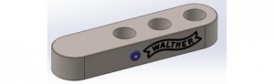 Walther Weight for cheek piece rod, 100 g (LG400 Expert)