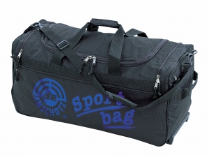 ahg-shooting bag with wheels, black 70 x 40 x 33 cm