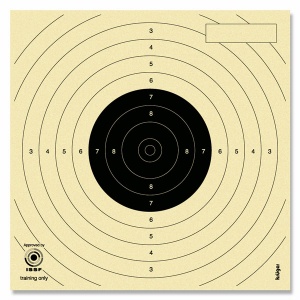 Centre for air pistol target 10m