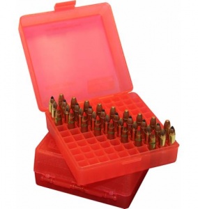 Ammo Box 100 Round Flip Top For .22 LR