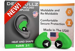 Custom Molded Earplugs GREEN