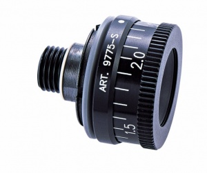 ahg-Iris Disc black eye piece 0,5 - 3,0 mm