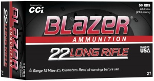Blazer Rimfire 22 LR 40 Grain
