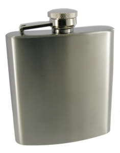 6oz High Polish Hip Flask