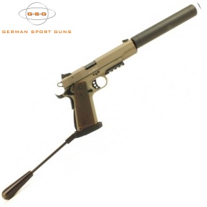 GSG 1911 Long Barrel Pistol  Tan . 22LR