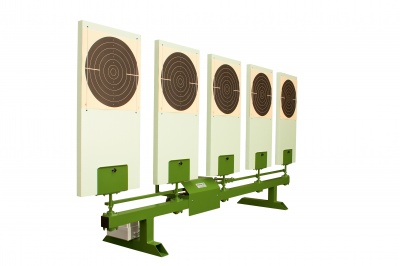 Rotation target system 25m complete with control unit