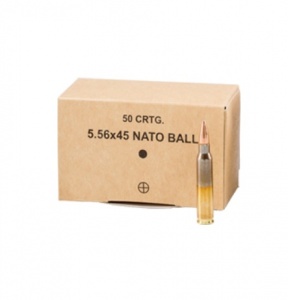 5.56 GGG military ball 62gn FMJ (50 Round Pack)
