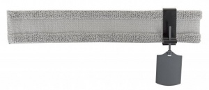ahg-Headband grey with  2 eye-shields grey and transparent, multi adjustable , incl. plastic box