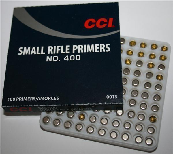 CCI No.400 Small Rifle Primers (Pkt.100) - Collection Only - www.emrr.org.uk