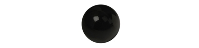 Ball knob D25, plastic, M8x25