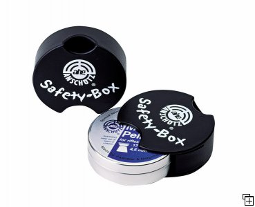 ahg-safety box pellet tin, black