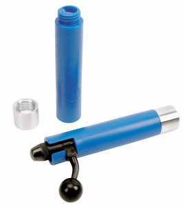 ahg-bolt protector for 1407-2013, left, transparent-blue