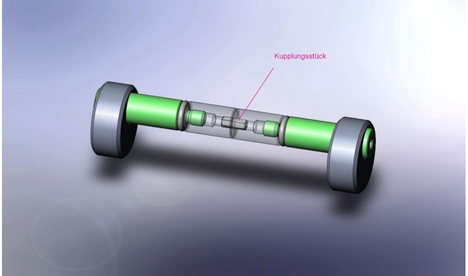 Set of fore-end weights - incl. 2 weights of 25 g each, 2 chest contact bases of 30 g each, 1 clutch piece