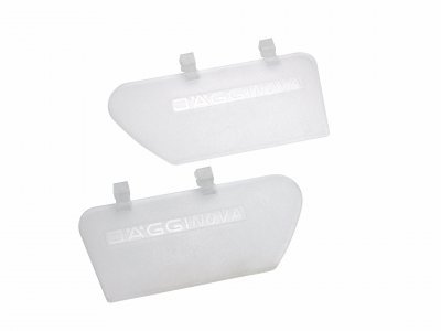 Side clip for shooting glasses (1 pair) transparent