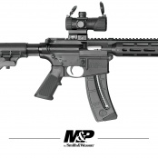 Smith and Wesson M and P 15-22 Sport Inc MP100 Red/Green Dot Optic .22 LR