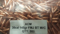 30cal ACM 174gr FMJ BT (pack of 500)