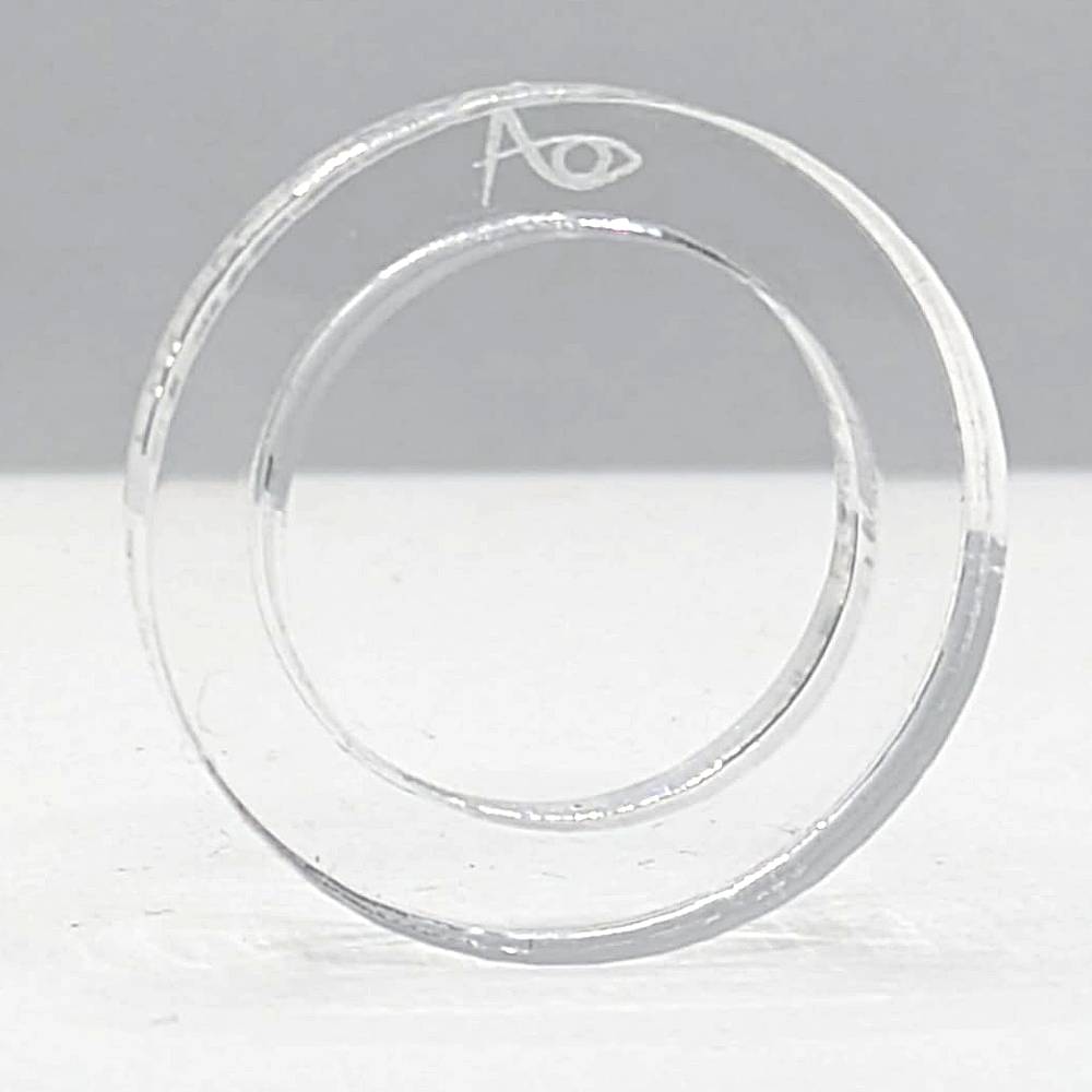 Transparent Empty Ring for RACE or TOP50 forsight
